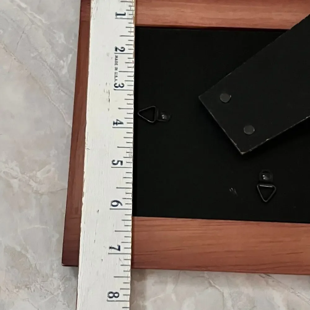 Rare Woods Picture Frame for 5x7 Photos Portrait Free Standing Brown Wood